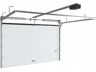 Гаражные секционные ворота RSD02 Doorhan из стальных сэндвич-панелей с торсионным механизмом (2600*3200)